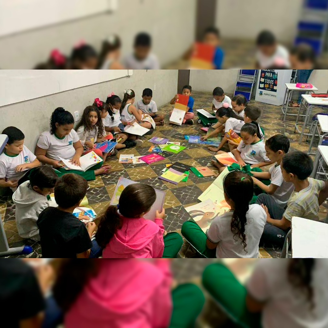 ESCOLA MUNICIPAL PROFESSOR JÚLIO BENEDITO REALIZA PROJETO "PRÁTICAS DE LEITURA DE ESCRITA".
