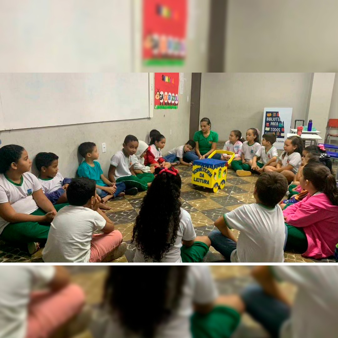 ESCOLA MUNICIPAL PROFESSOR JÚLIO BENEDITO REALIZA PROJETO "PRÁTICAS DE LEITURA DE ESCRITA".