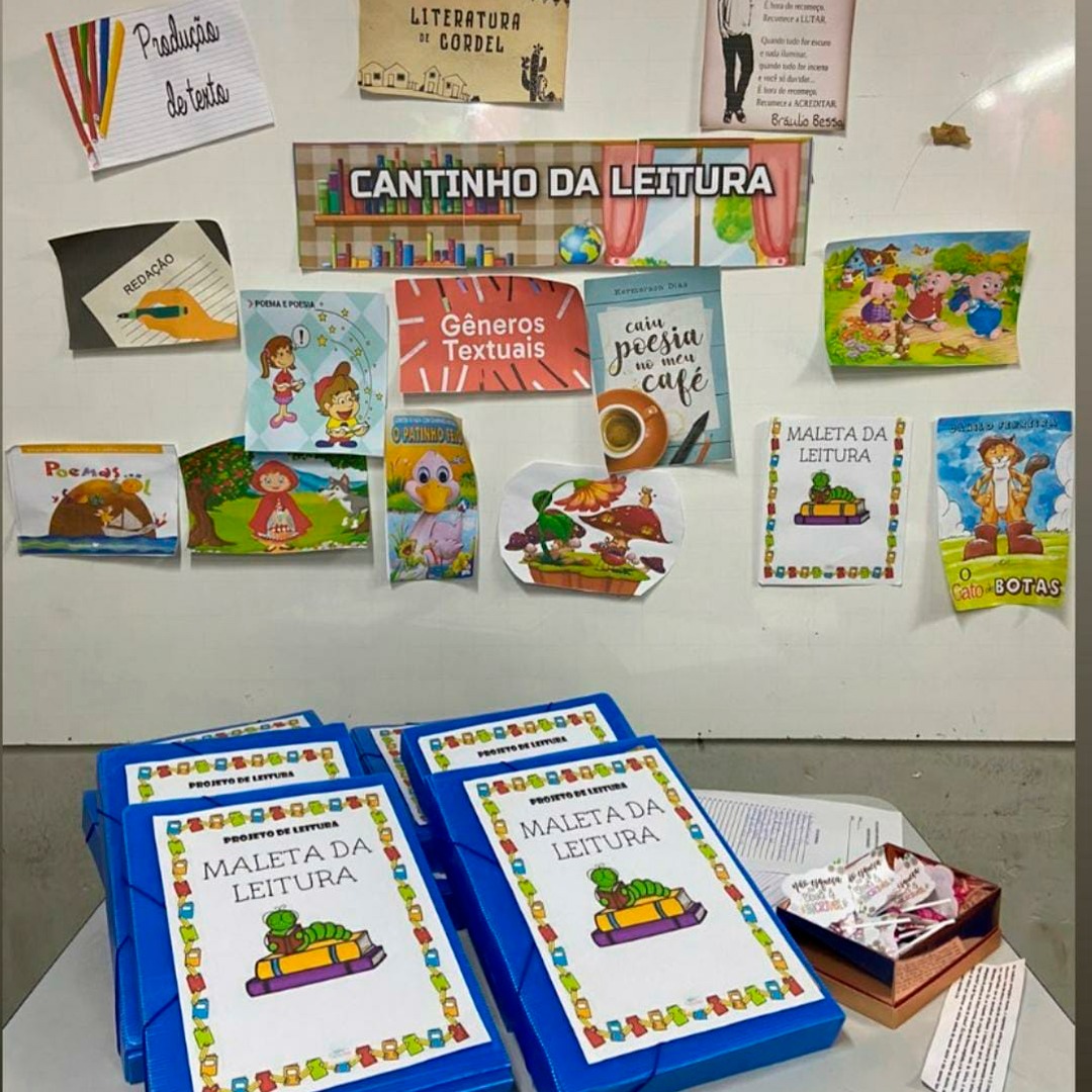 ESCOLA MUNICIPAL PROFESSOR JÚLIO BENEDITO REALIZA PROJETO "PRÁTICAS DE LEITURA DE ESCRITA".