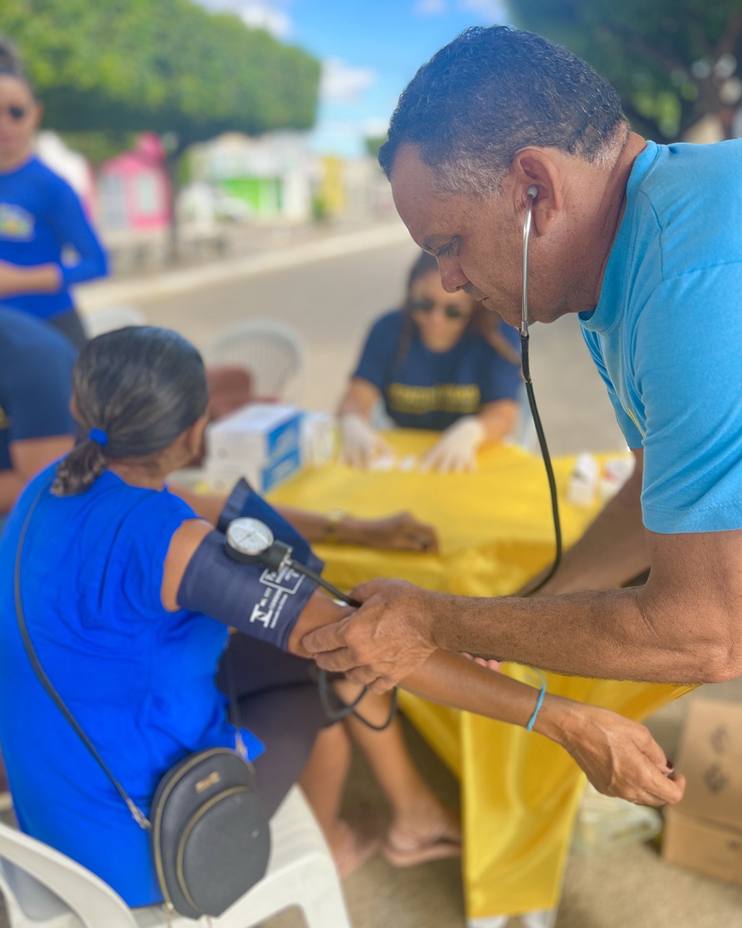 PREFEITURA REALIZA FEIRA DA SAÚDE EM ALUSÃO AO JULHO AMARELO