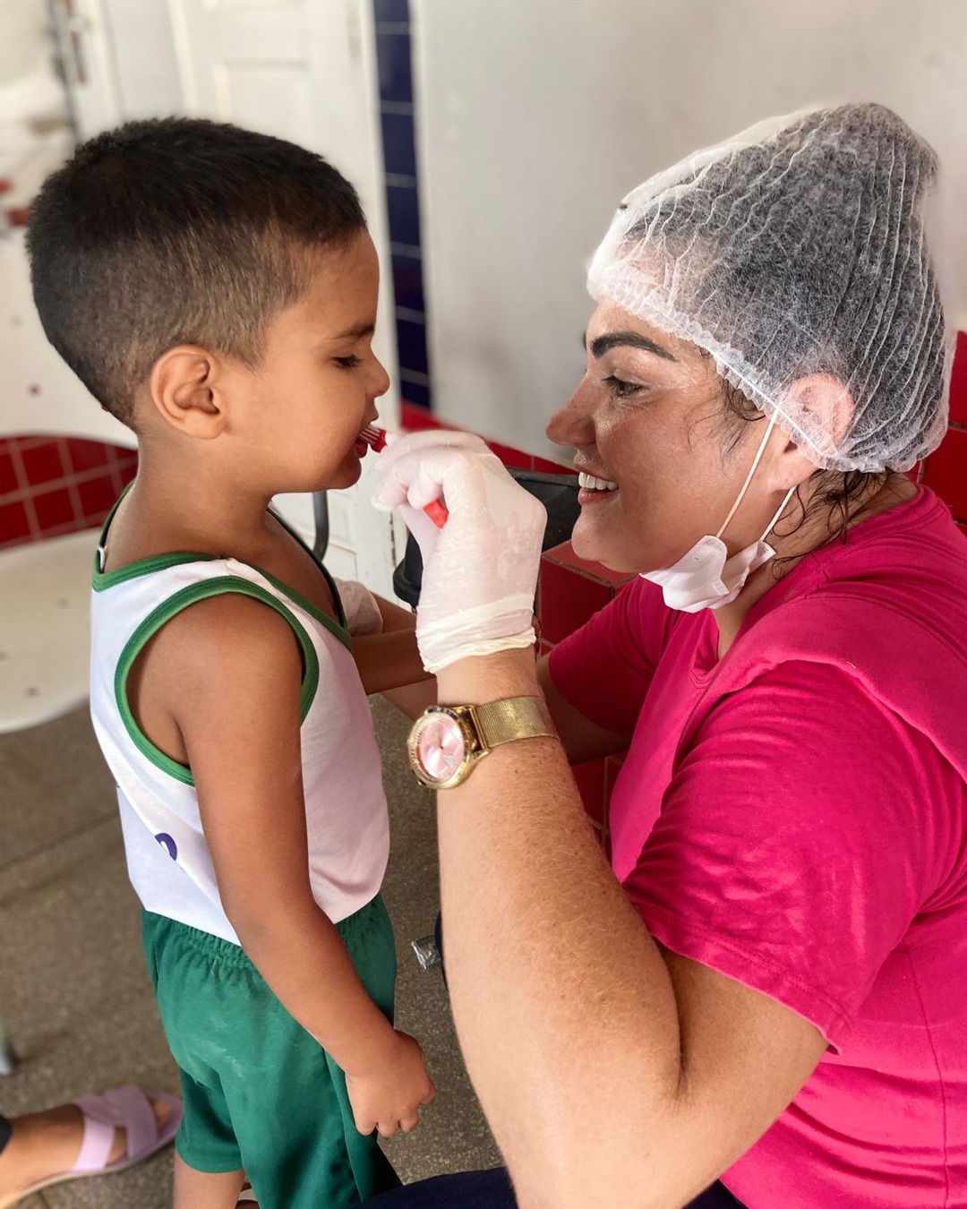 PREFEITURA REALIZA AÇÃO NA CRECHE MARIA CÂNDIDA DA CONCEIÇÃO, DANDO CONTINUIDADE A 11ª SEMANA DO BEBÊ