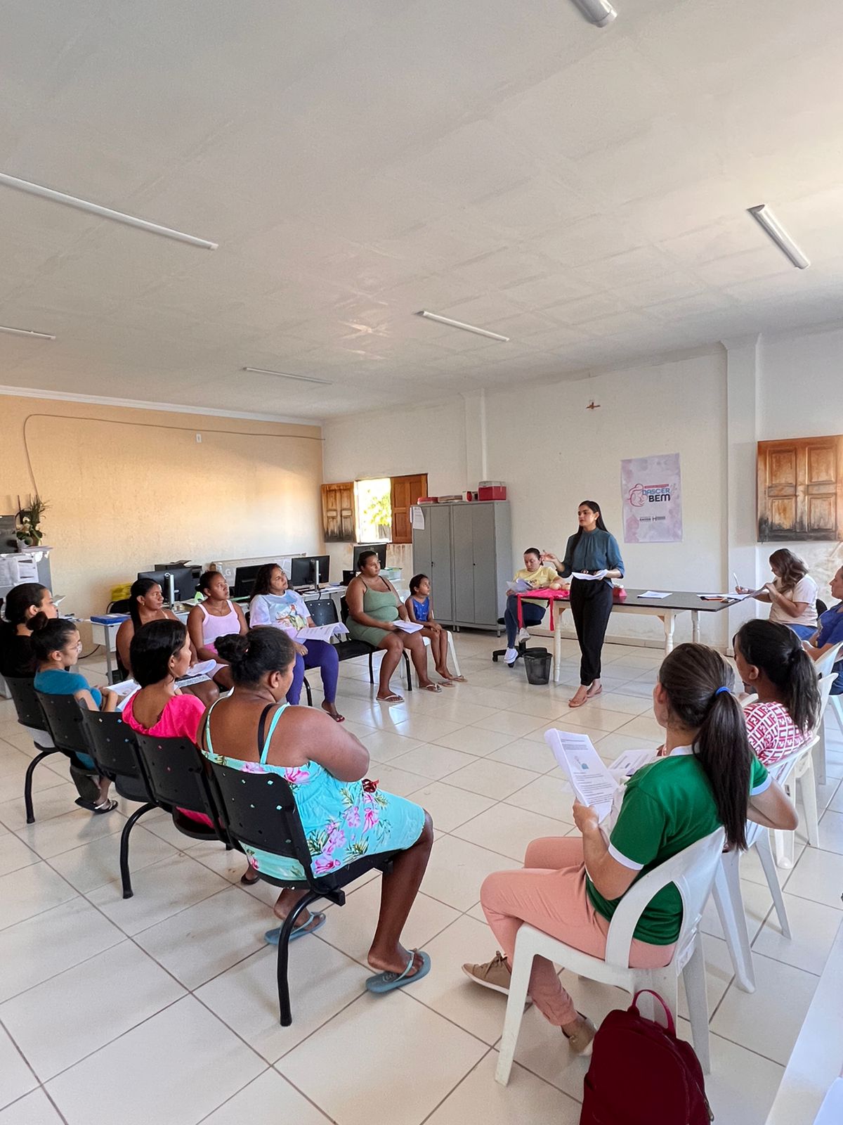 PREFEITURA REALIA MAIS UMA REUNIÃO DP GRUPO "NASCER BEM"