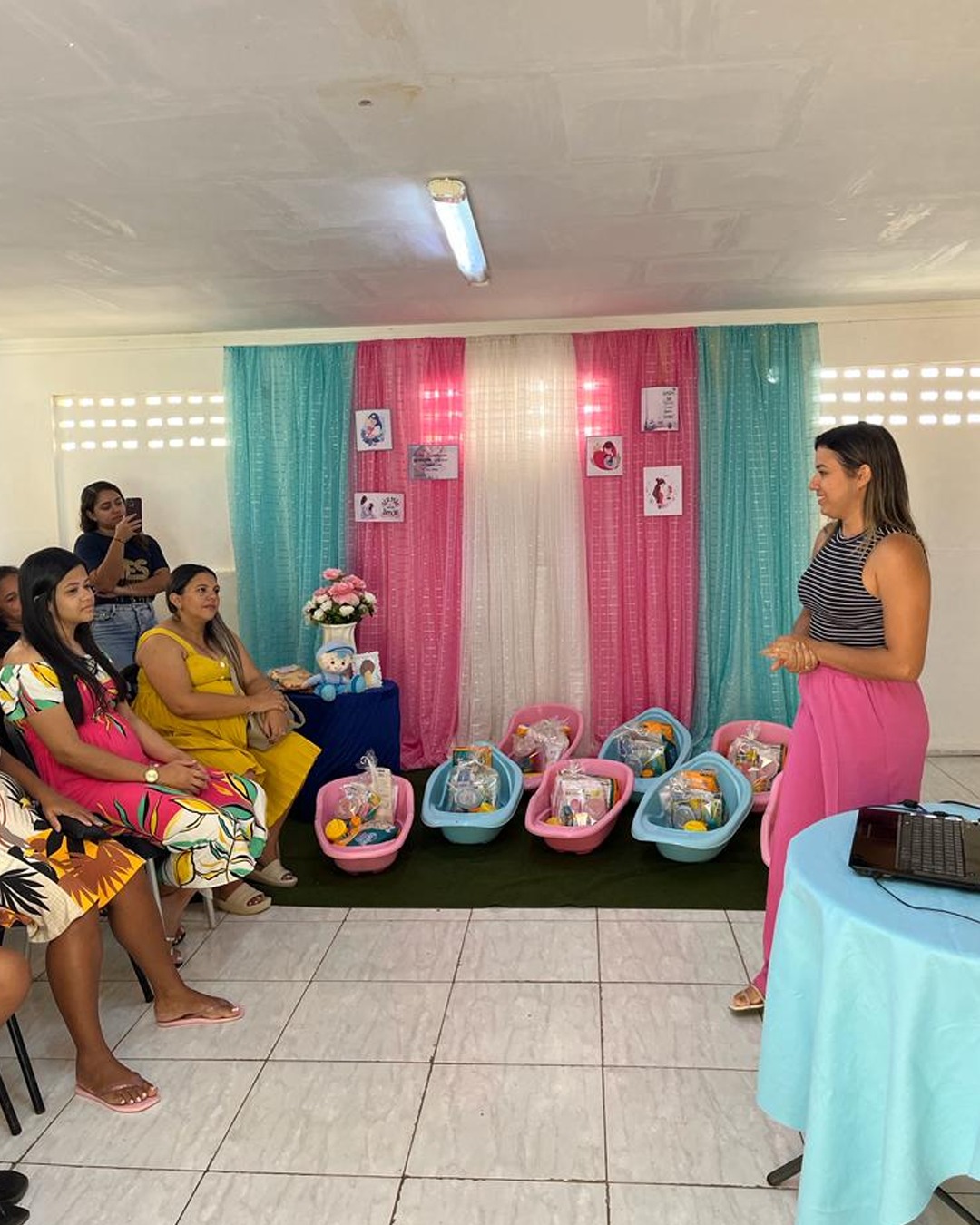 PREFEITURA REALIZA MAIS UM ENCONTRO COM AS GESTANTES DO GRUPO "NASCER BEM"