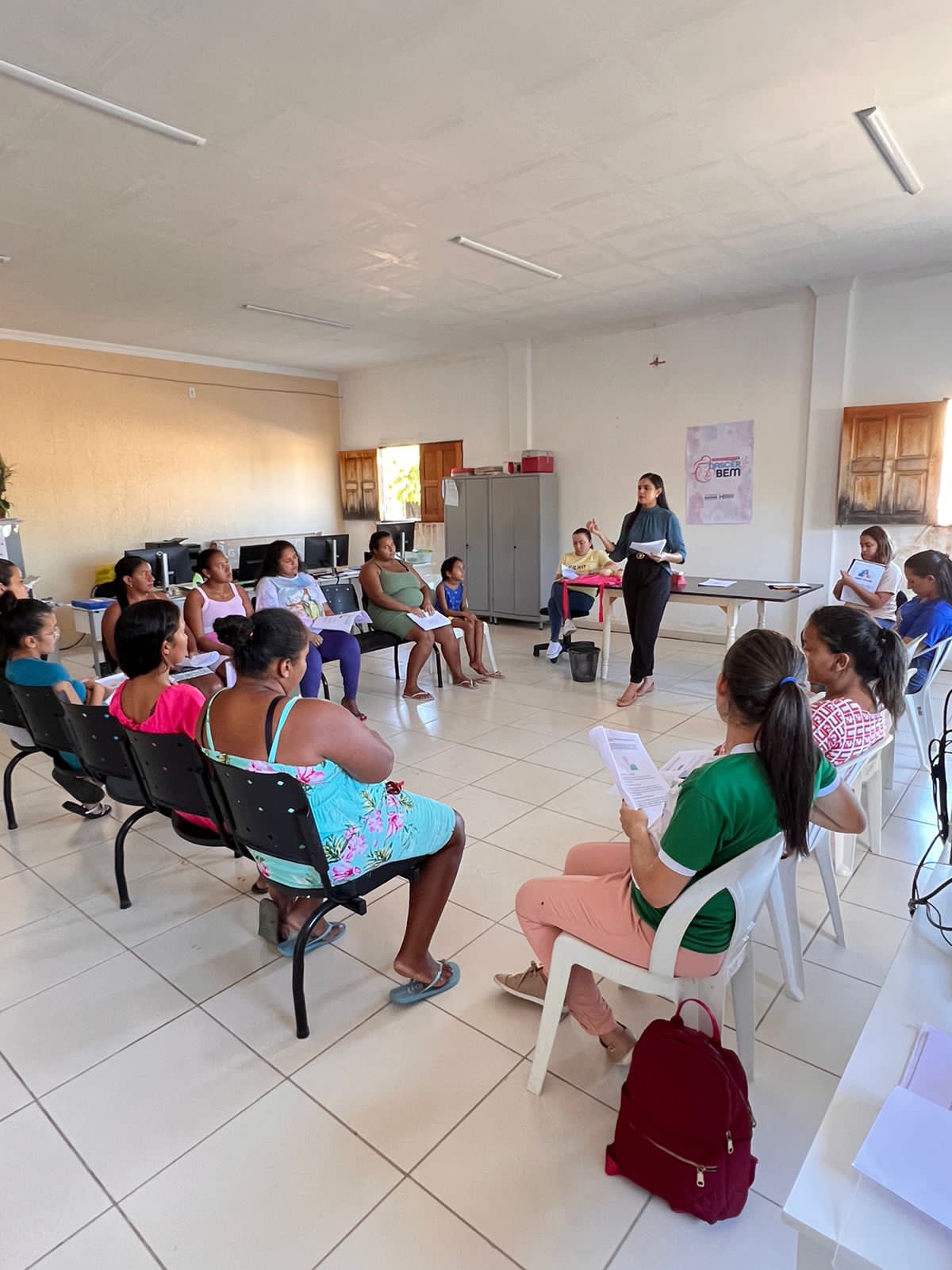 PREFEITURA REALIA MAIS UMA REUNIÃO DP GRUPO "NASCER BEM"