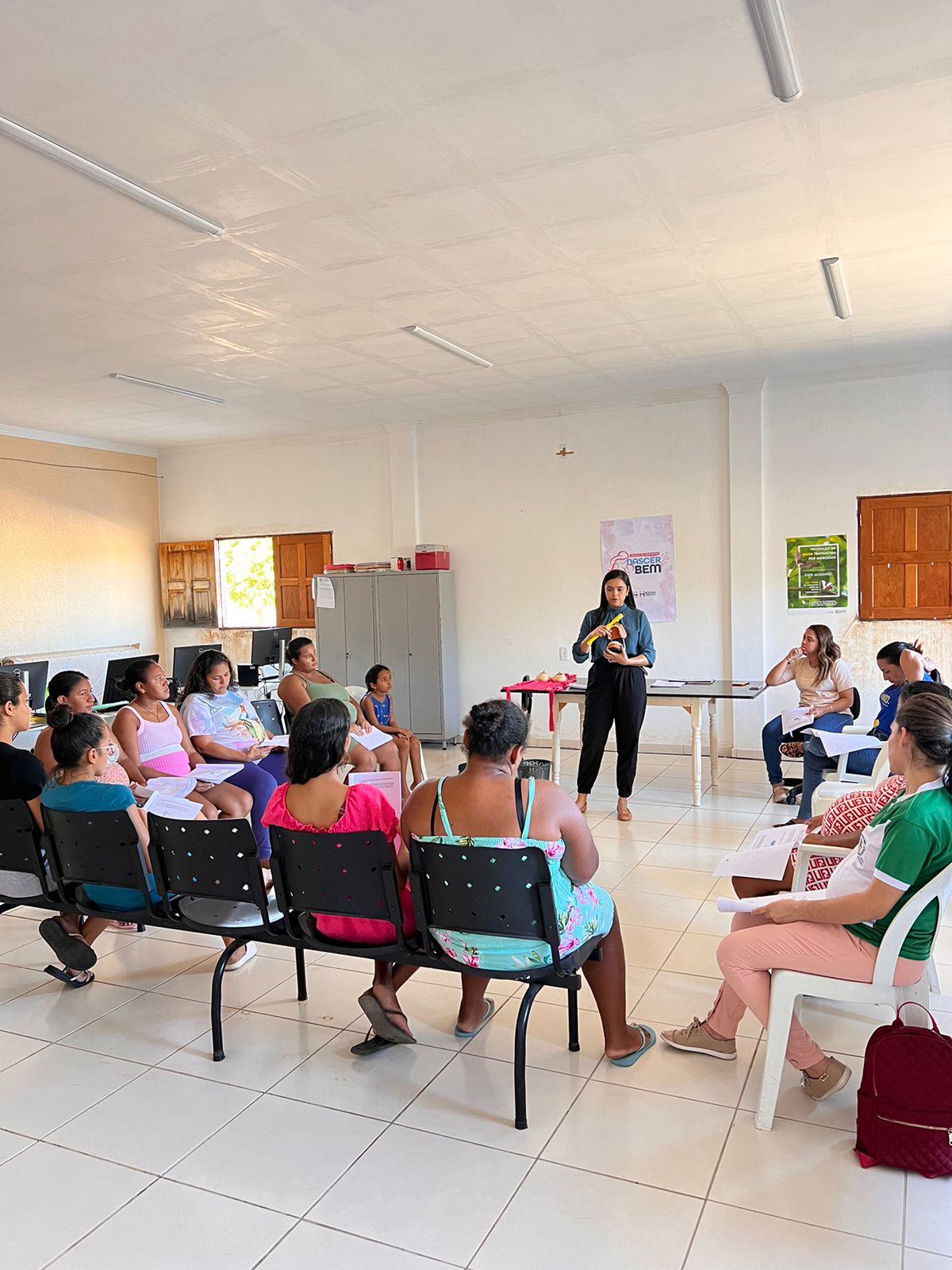 PREFEITURA REALIA MAIS UMA REUNIÃO DP GRUPO "NASCER BEM"