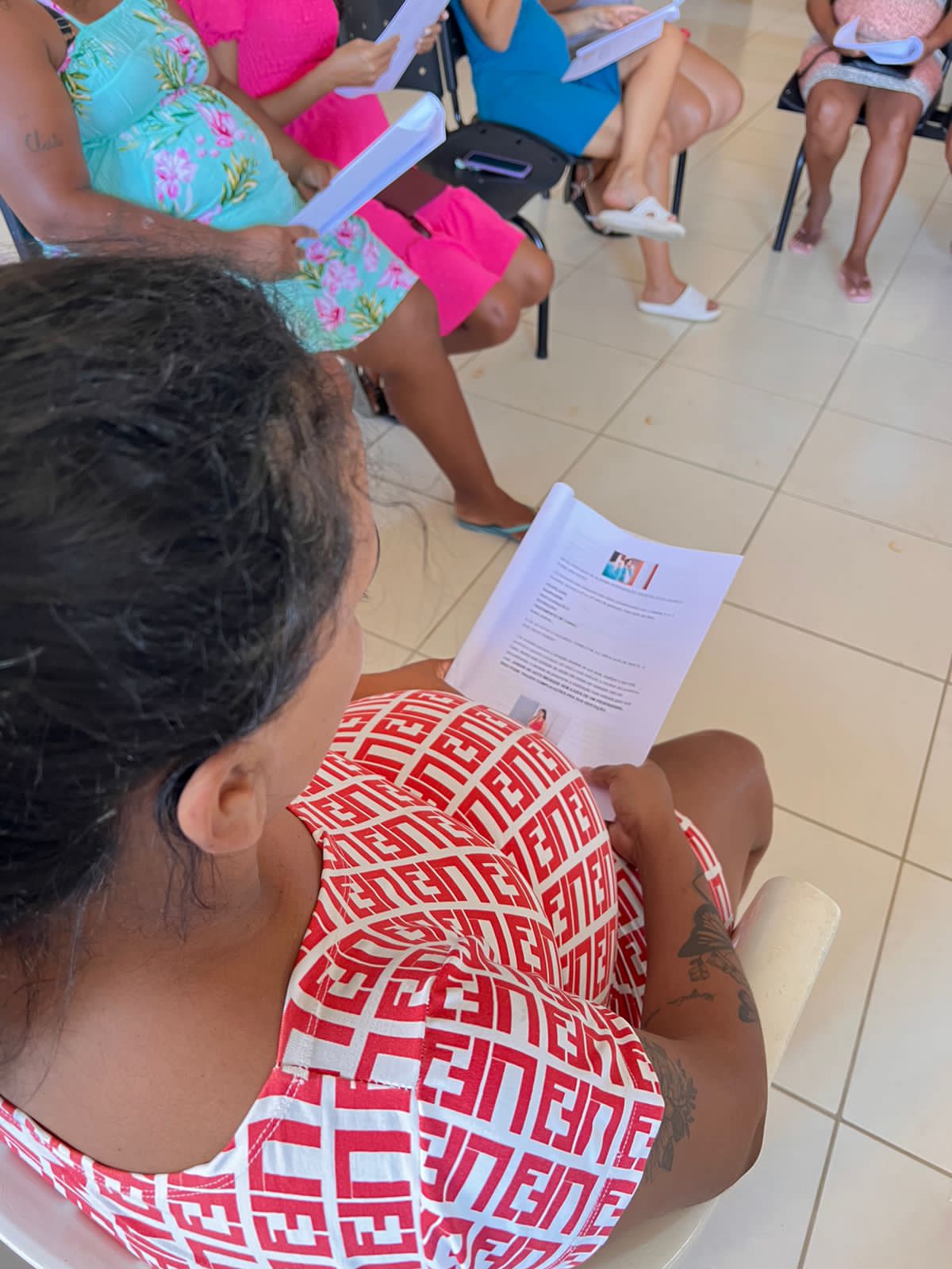 PREFEITURA REALIA MAIS UMA REUNIÃO DP GRUPO "NASCER BEM"