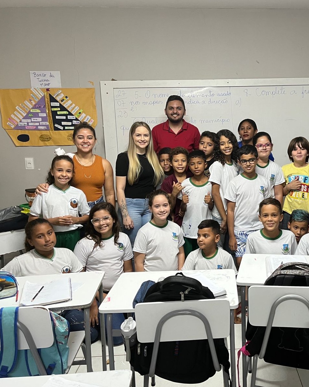 PREFEITURA DE MESSIAS TARGINO REALIZA AÇÃO COM DENTISTA, NUTRICIONISTA E ENFERMEIRA NA ESCOLA MUNICIPAL PROF. JÚLIO BENEDITO
