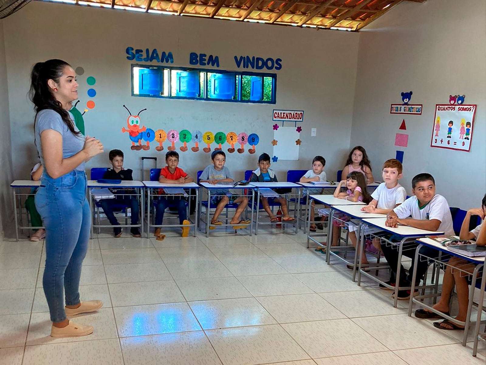 PREFEITURA REALIZA AÇÃO DO PROGRAMA SAÚDE NA ESCOLA NO SITIO SAQUINHO