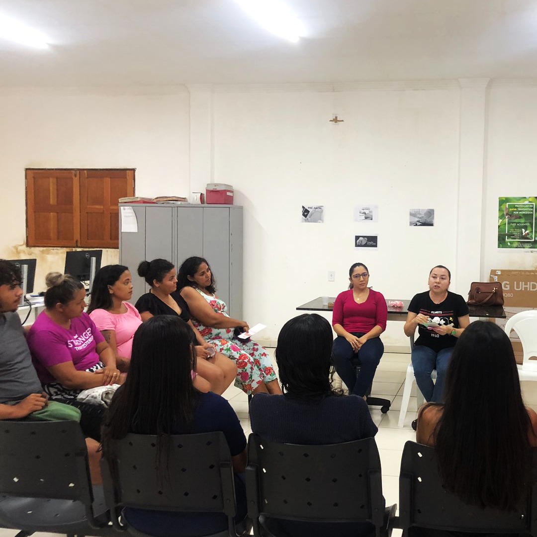 SECRETARIA MUNICIPAL DE SAÚDE PÚBLICA E SANEAMENTO REALIZA AÇÕES COM GESTANTES DO PROGRAMA "NASCER BEM"