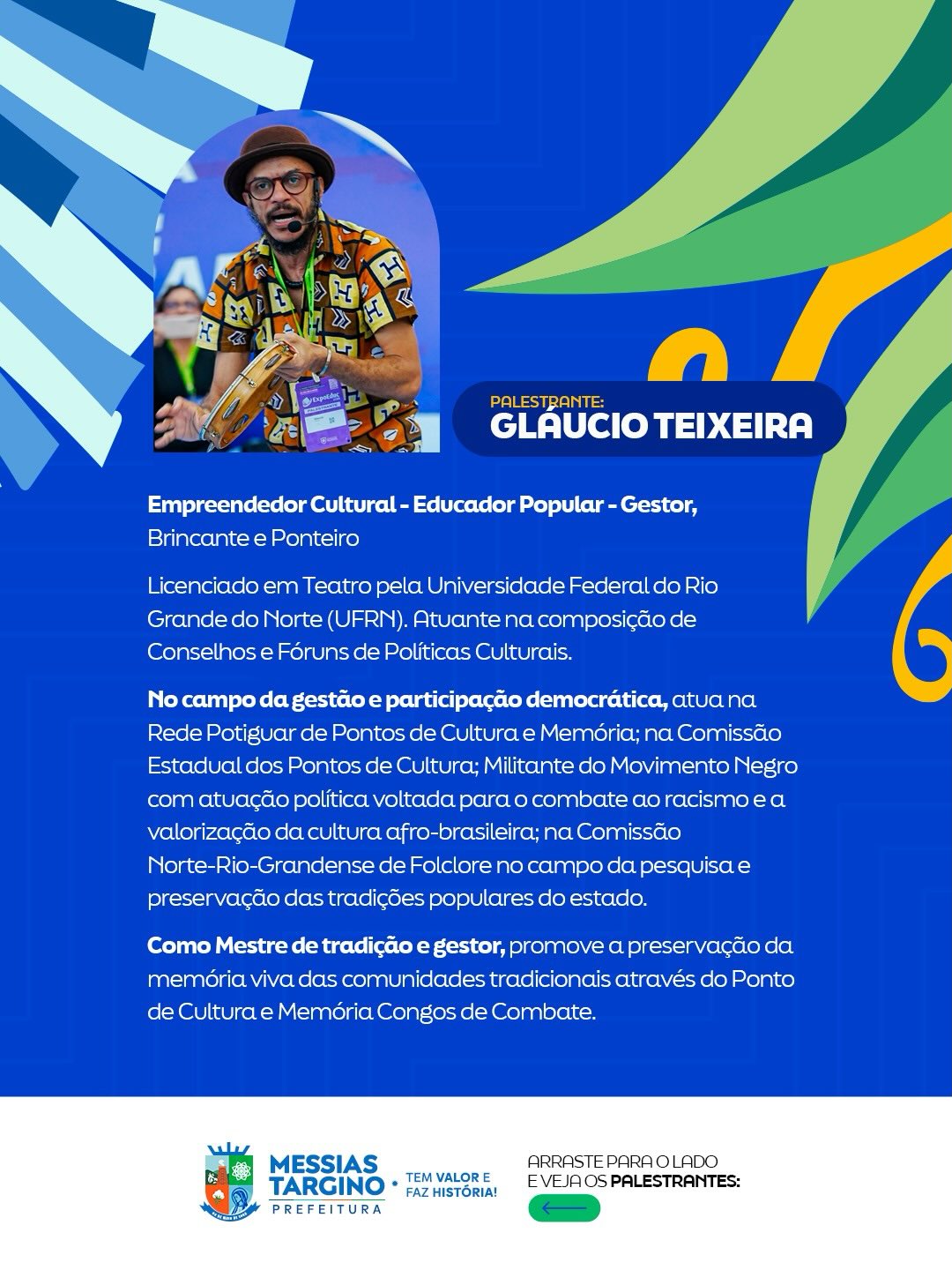 Vem aí o II Fórum Municipal de Cultura de Messias Targino!