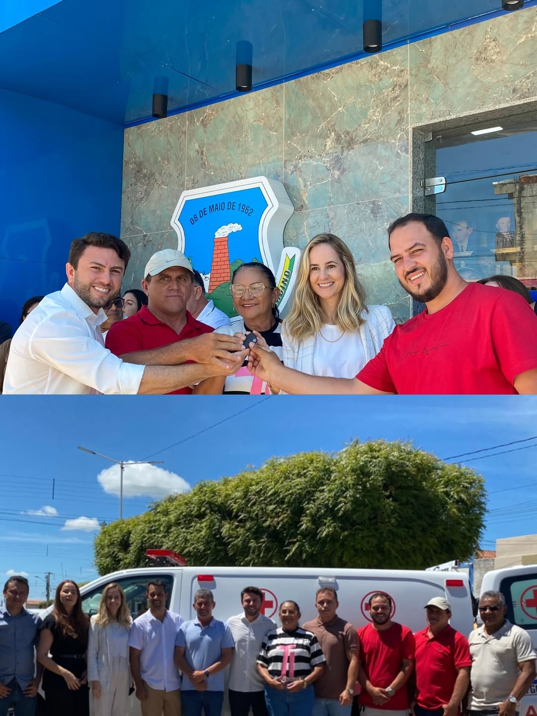 Saúde reforçada: Messias Targino recebe ambulância e veículo para ampliar atendimento à população