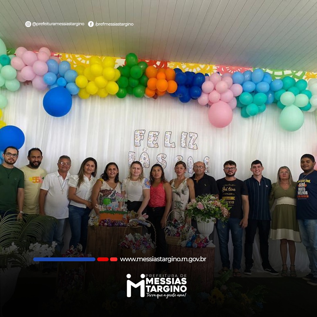 PREFEITURA REALIZOU FESTA DE PÁSCOA PARA TODA REDE MUNICIPAL DE ENSINO