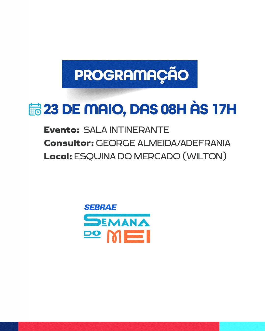 SEBRAE - SEMANA DO MEI