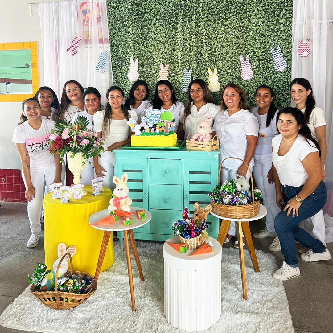 PREFEITURA REALIZA CELEBRAÇÃO DA PÁSCOA NA CRECHE MUNICIPAL MARIA CÂNDIDA DA CONCEIÇÃO