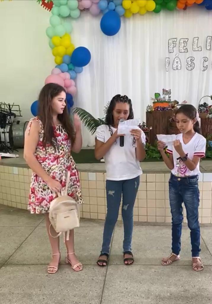 PREFEITURA REALIZOU FESTA DE PÁSCOA PARA TODA REDE MUNICIPAL DE ENSINO