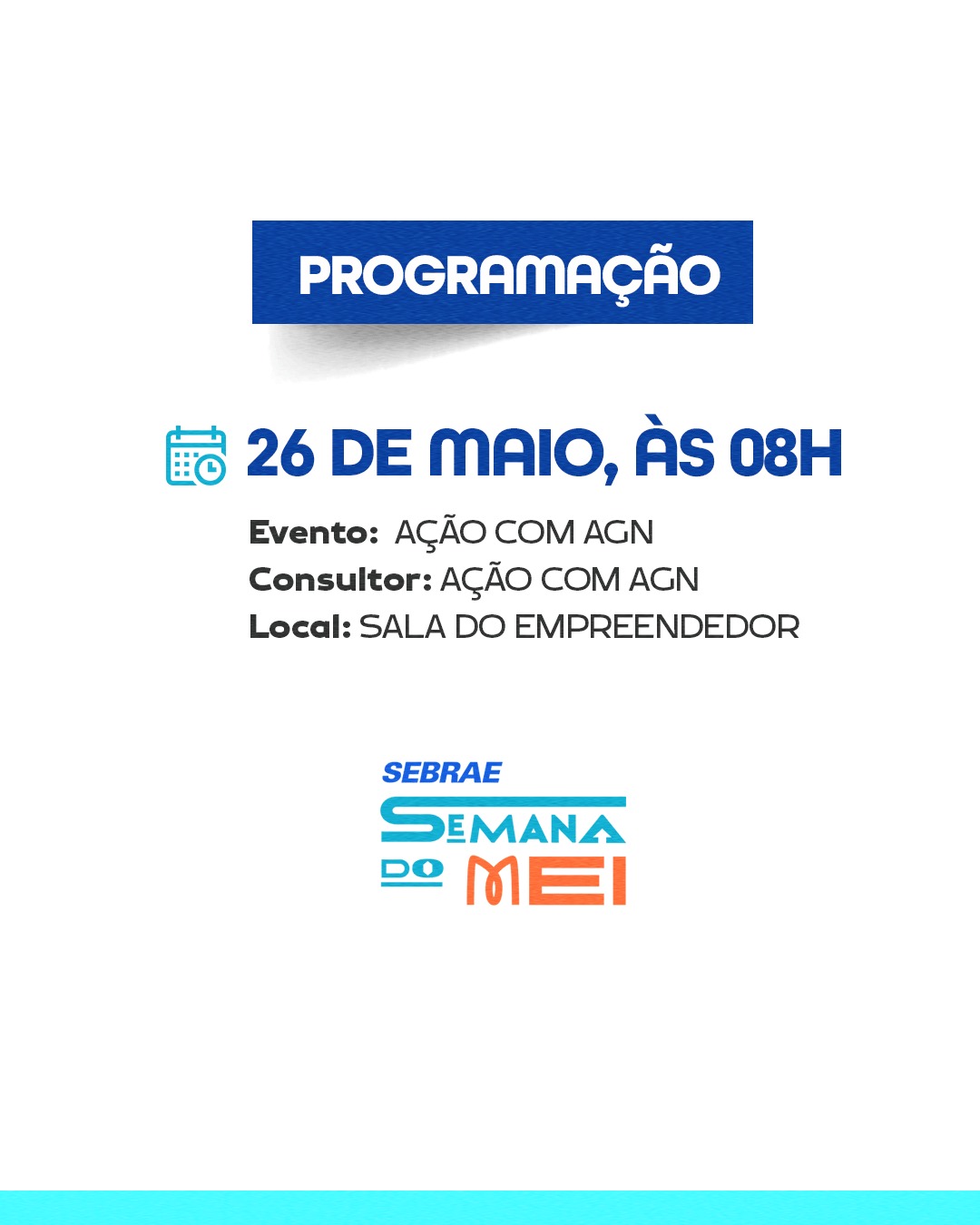 SEBRAE - SEMANA DO MEI