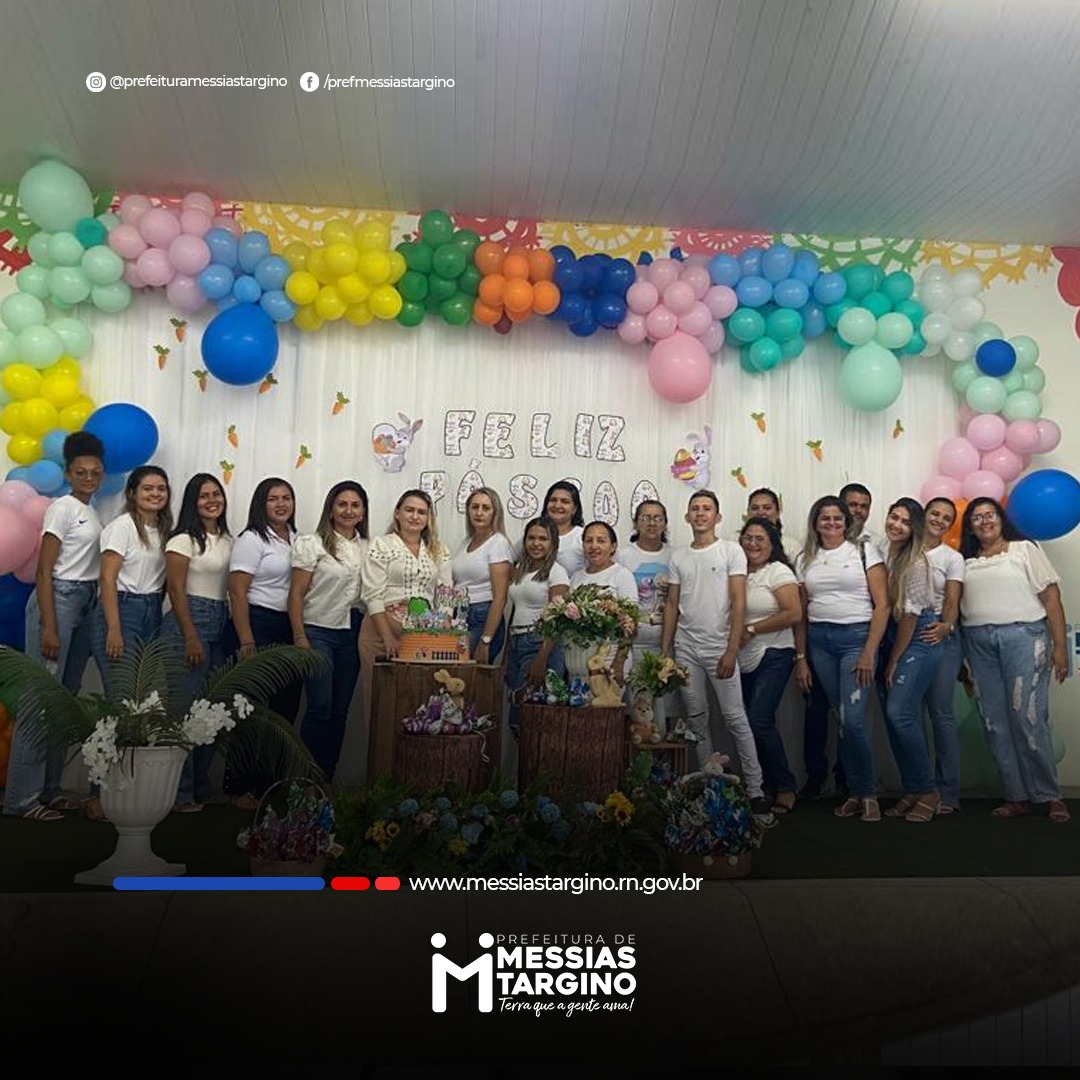 PREFEITURA REALIZOU FESTA DE PÁSCOA PARA TODA REDE MUNICIPAL DE ENSINO