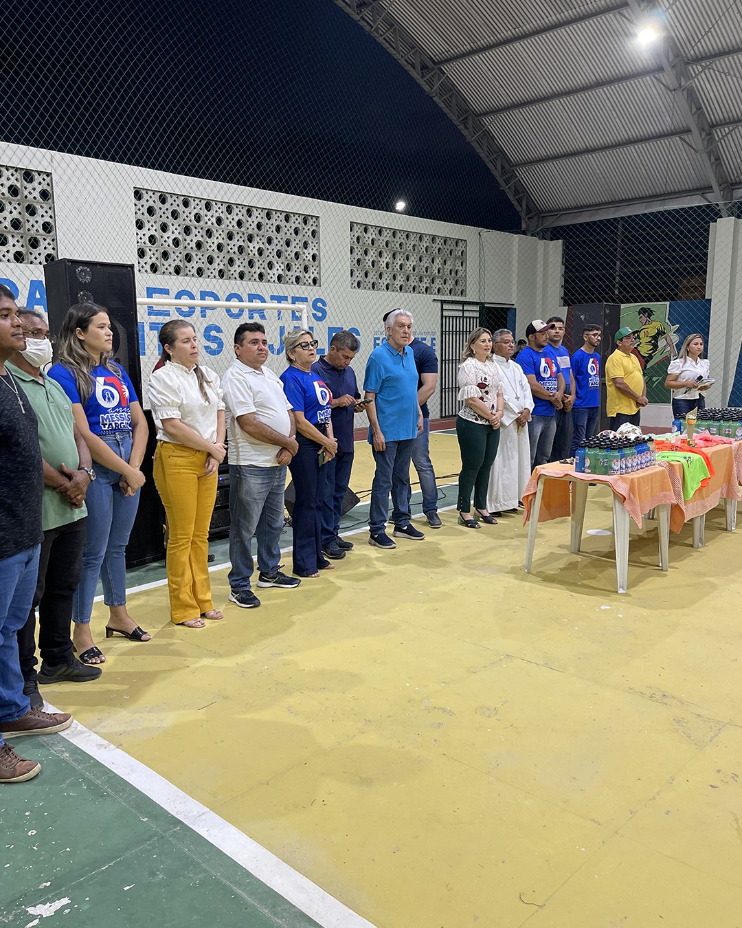 PREFEITURA REALIZA ENTREGA DA QUADRA DE ESORTES NO CONJUNTO OSNILDO TARGINO