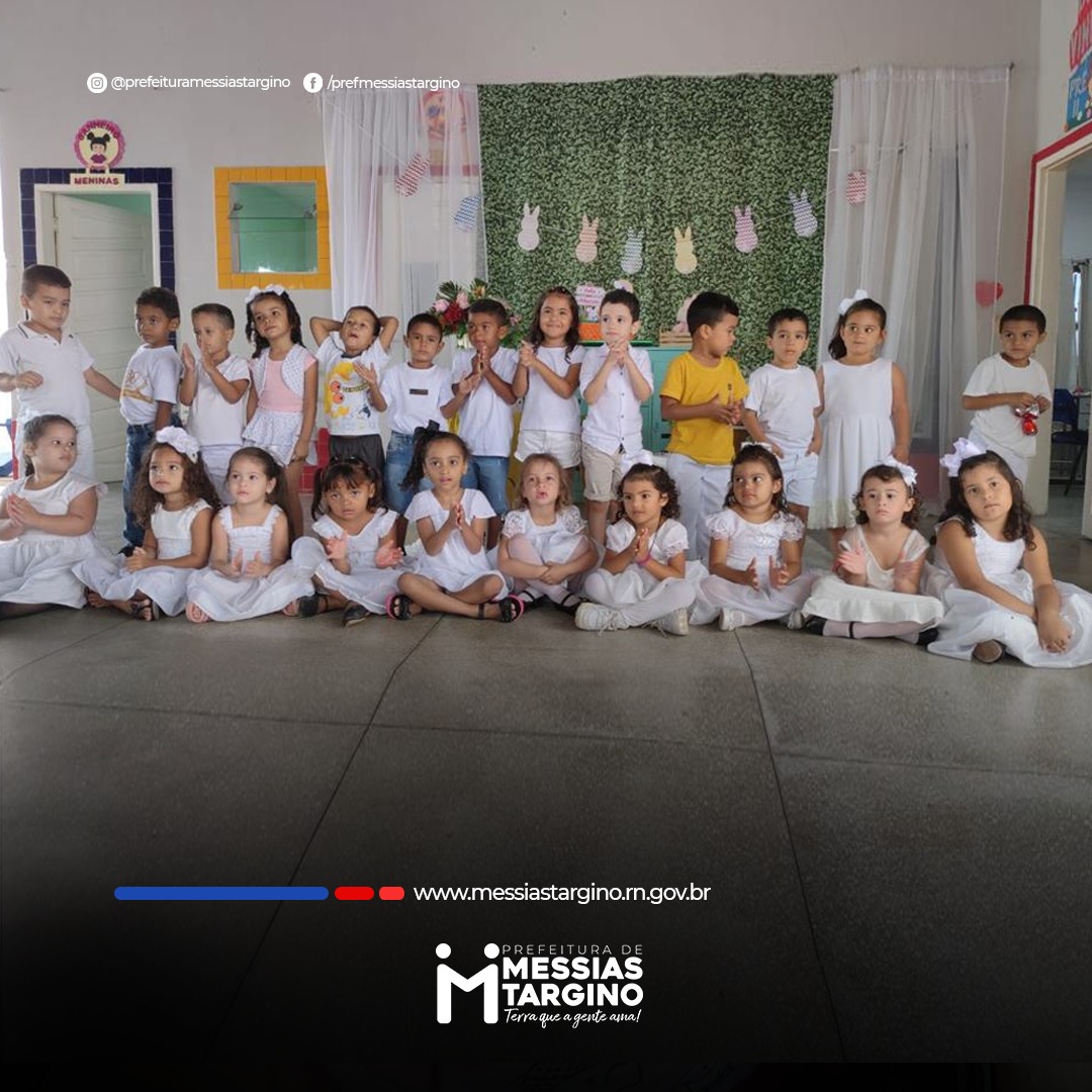 PREFEITURA REALIZOU FESTA DE PÁSCOA PARA TODA REDE MUNICIPAL DE ENSINO