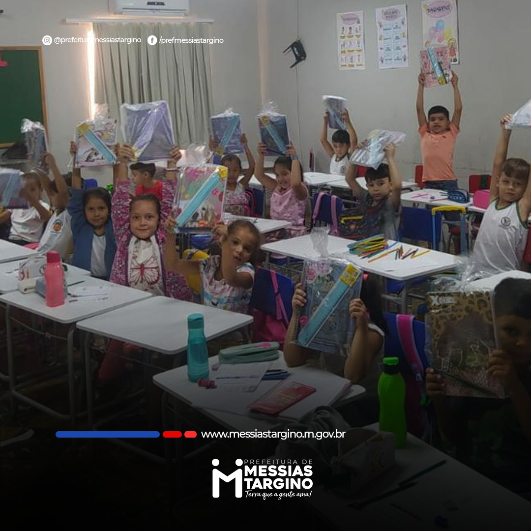 PREFEITURA REALIZA ENTREGA DE KITs ESCOLARES PARA REDE MUNICIPAL DE ENSINO