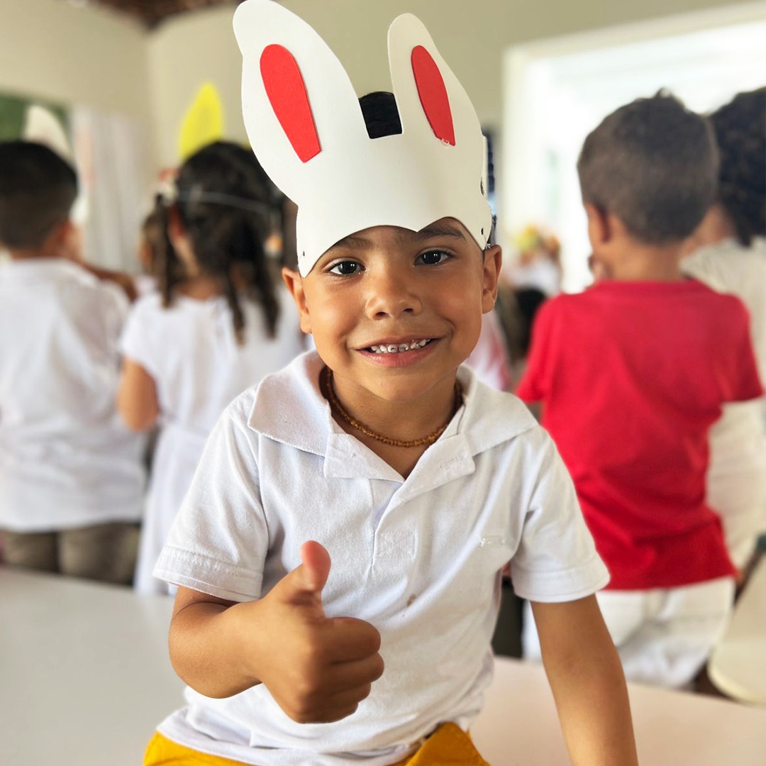 PREFEITURA REALIZA CELEBRAÇÃO DA PÁSCOA NA CRECHE MUNICIPAL MARIA CÂNDIDA DA CONCEIÇÃO