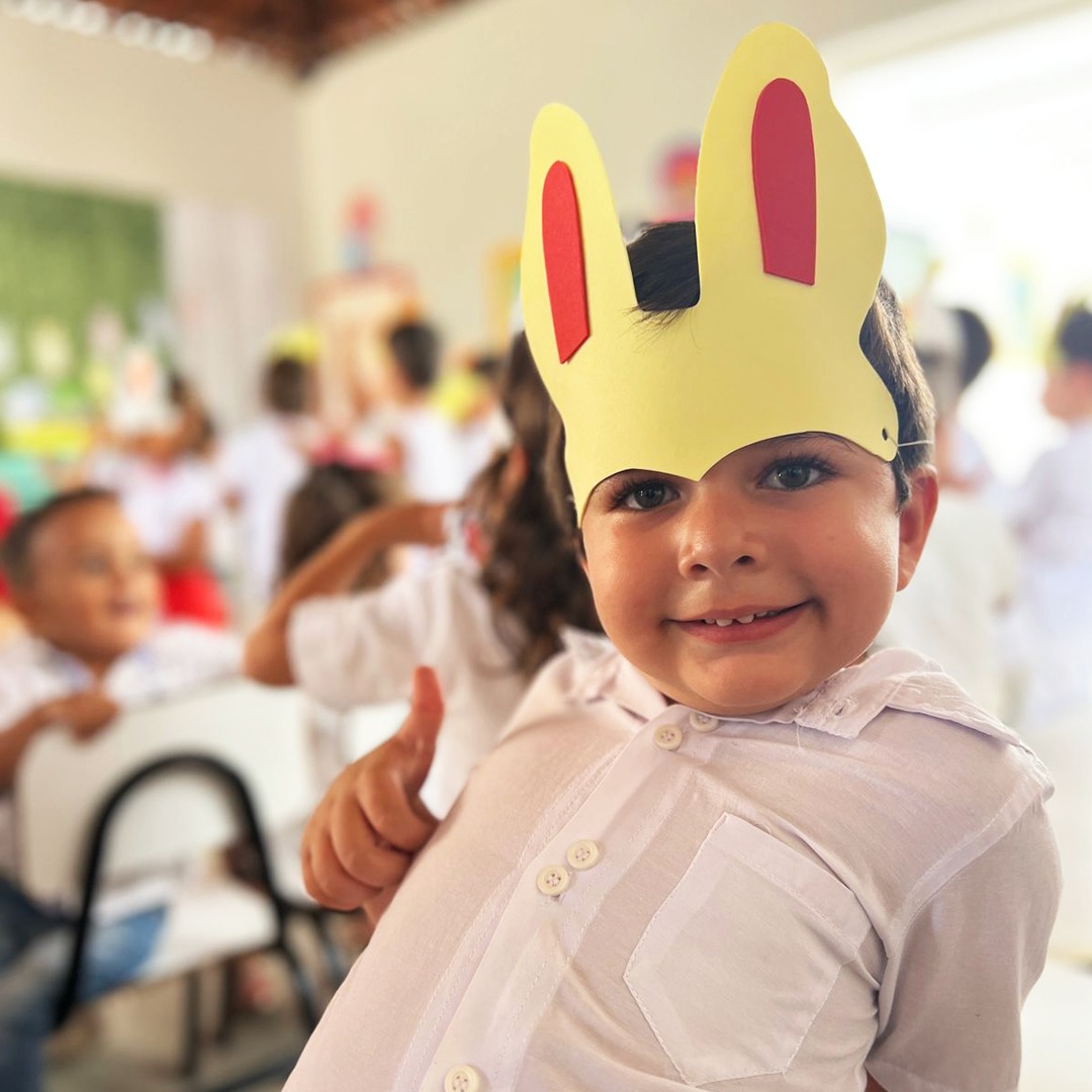 PREFEITURA REALIZA CELEBRAÇÃO DA PÁSCOA NA CRECHE MUNICIPAL MARIA CÂNDIDA DA CONCEIÇÃO