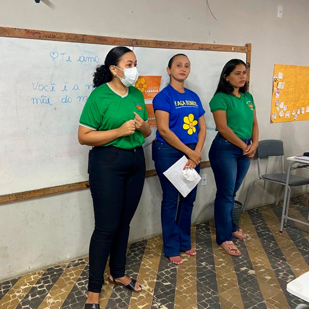 SETOR DE EDUCAÇÃO, CMDCA E COSNELHO TUTELAR REALIZAM AÇÃO DO "18 DE MAIO" NA ESCOLA MUNICIPAL PROF. JÚLIO BENEDITO