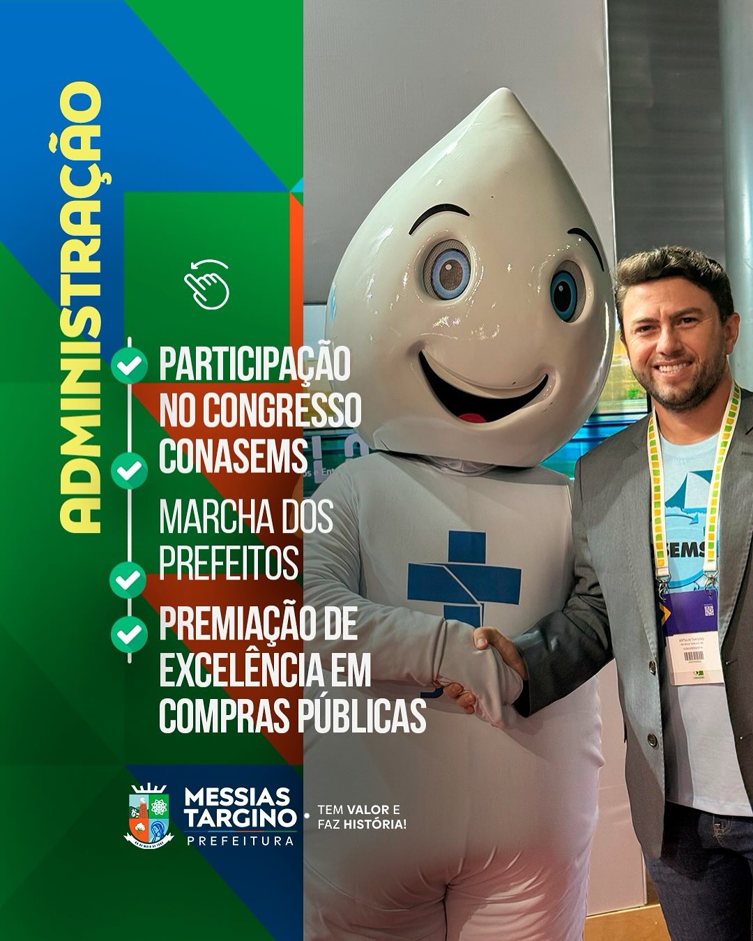 6 MESES DE COMPROMISSO E CONTINUIDADE EM MESSIAS TARGINO!